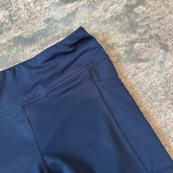 90 Degree by Reflex Navy Blue Pocket Leggings 10 - Picture 2 of 6